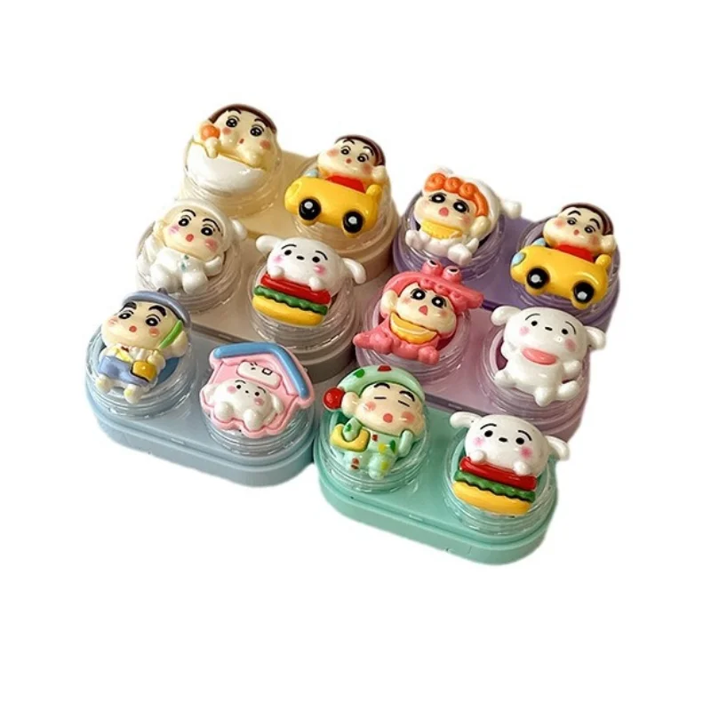 Contact Lens Cases Container Travel Set Cartoon Cute
