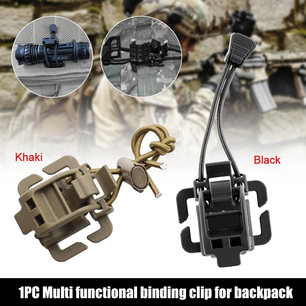 

Multifunction Tactical Wheel Clip Molle Hiking Accessories Military Hanging Buckle Shovel Clamp Axe Clamp Bracket for Backpack