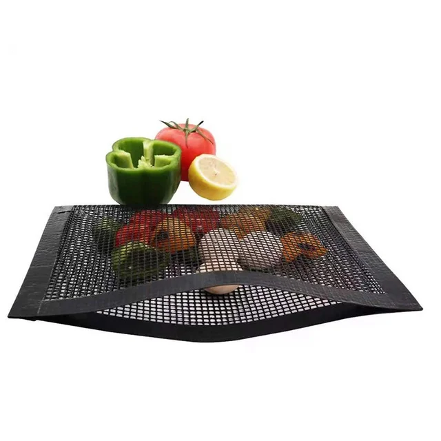 Teflo Magas Hőmérsékleten Ellenálló Háló Grillező Táska Bbq Nem Botháló Grillezőzsák - Image 3