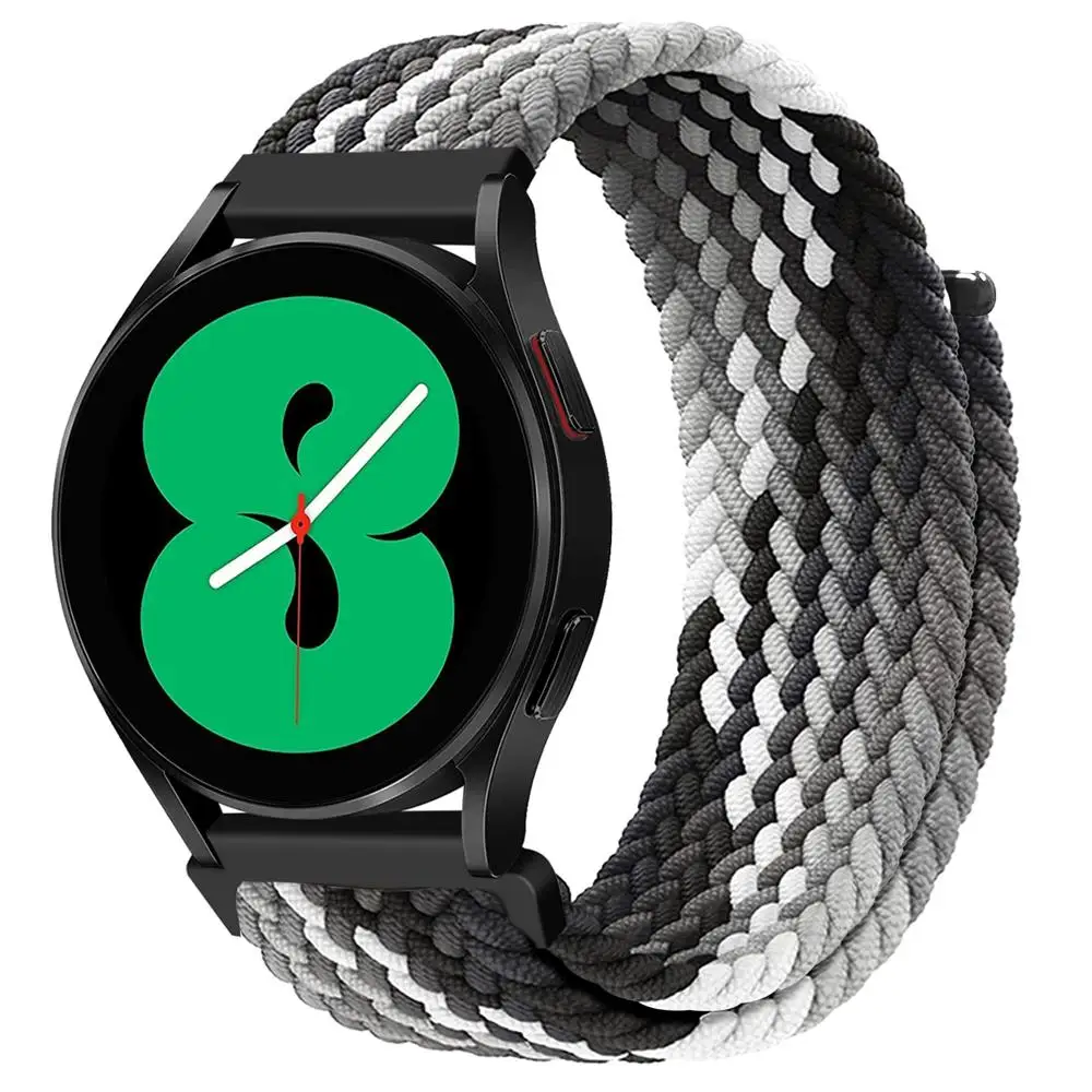 Strap For Samsung Galaxy Watch 6/5/pro/4/Classic/3/active 2 Elastic Braided Solo Loop bracelet Huawei watch GT/2/2e/3/pro band