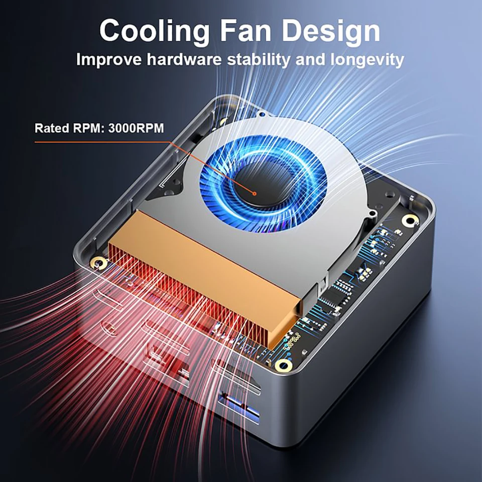 Gmktec kb5ミニpcインテルceleron n5105 windows 11 pro 4k 8gb ram