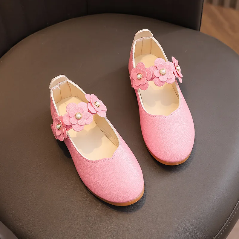 Girls Leather Shoes Autumn Fashion Soft Comfortable
