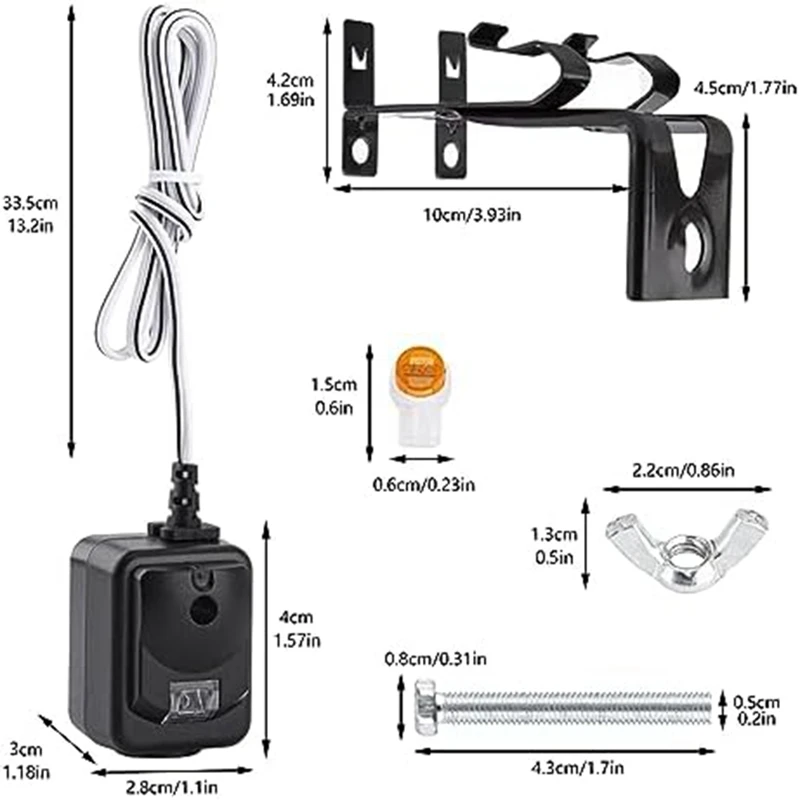 820CB Garage Door Safety Sensor  Brackets Replacement Kit Parts  Accessories Fit For 41A5034/ G801CB-P/801CB/041-0136 AliExpress