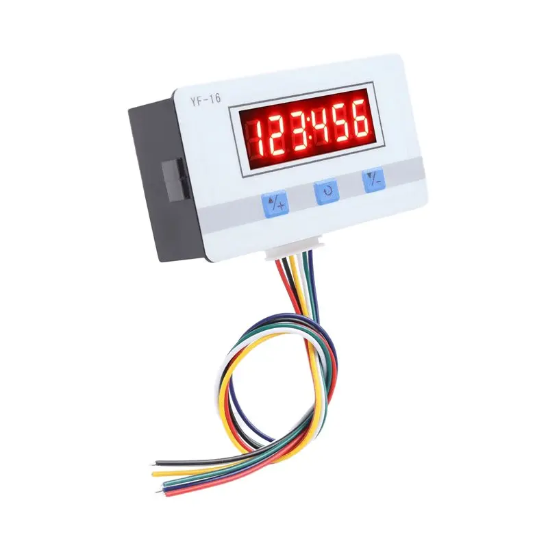 HOT 디지털 카운터 모듈 DC/AC5V-24V 시간계 미니 계산기 NPN 및 PNP 신호 인터페이스가 있는 전자계수기Jul.