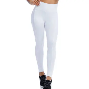 Plus Size High Waist Yoga Pants with Pockets Women Tummy Control Butt Lifting Workout Leggings Running Gym 1
