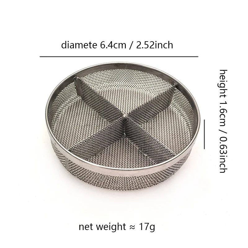 시계 부품 청소 기계용 시계 제조 도구 바구니 직경 64mm 스테인레스 스틸