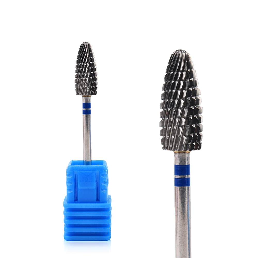 Bullet Carbide Milling Cutter Electric Manicure Drill Bit For Gel