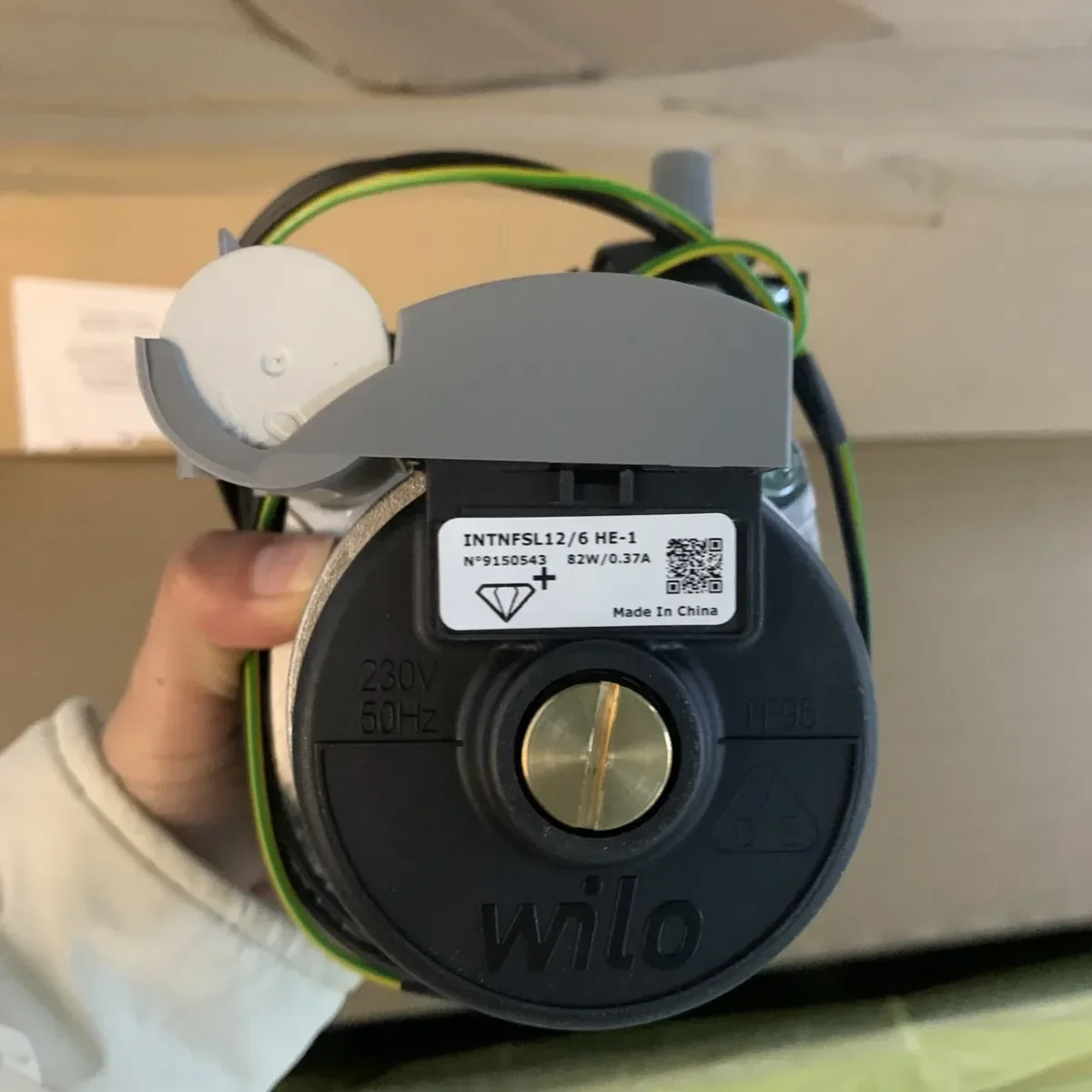 Water Circulation Pump INTNFSL 12/6 HE-1 Gas Boiler