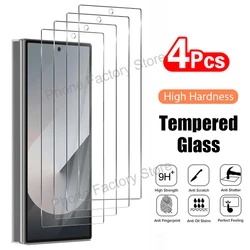 4PCS HD Clear Premium Tempered Glass Screen Protector - Enhanced Durability and Clarity - 4 Pieces (For Z Fold 7)