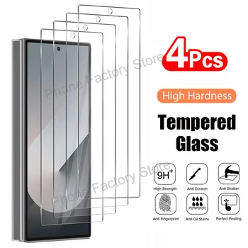 4PCS Vetro Temperato Per Samsung Galaxy Z Fold 7 6 5 4 3 Trasparente Premium Protezione Dello Schermo Per Samsung Z ZFold 6 5 Fold5 pellicola di vetro
