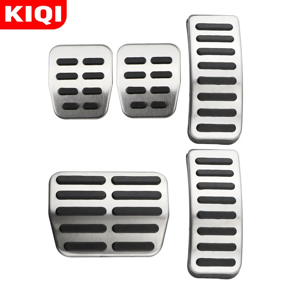Stainless Steel Pedal Cover Stainless Steel Car Gas Brake Pedals for Seat Skoda VW