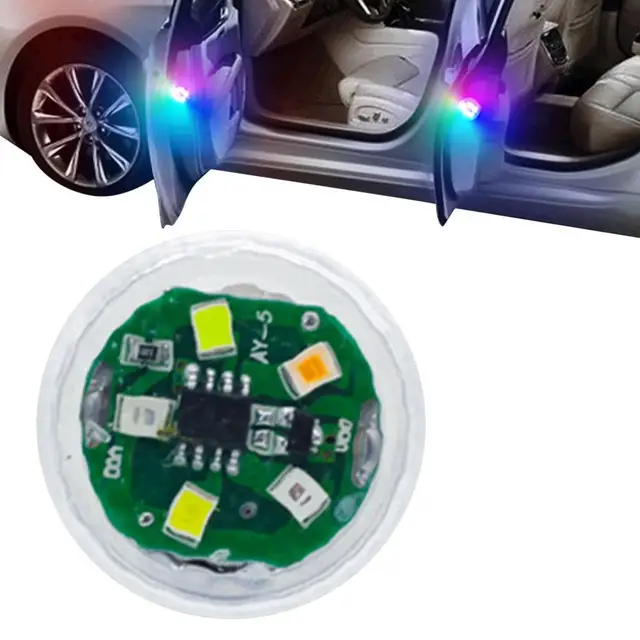 Kaufe 2 Stück 5 LED offene Autotür-Warnleuchte, Magnet