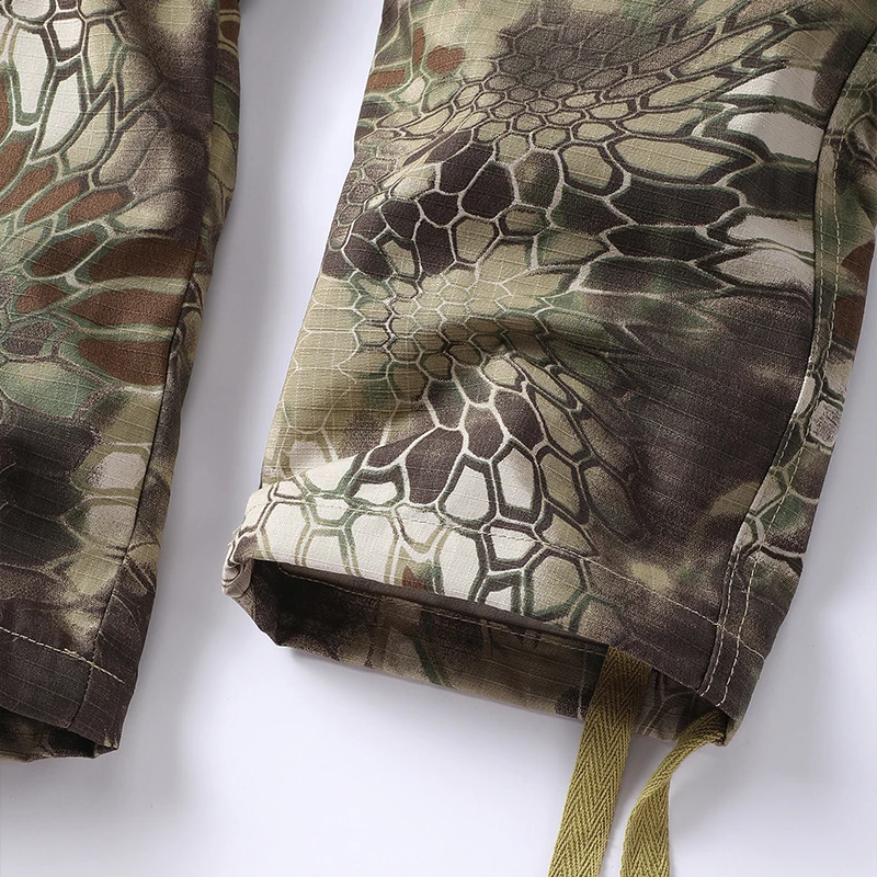 Men Combat Pants With Knee Pads Tactical Cargo Sport Trousers Camouflage Multicam Trekking Hunting Clothes（Not belt） 6