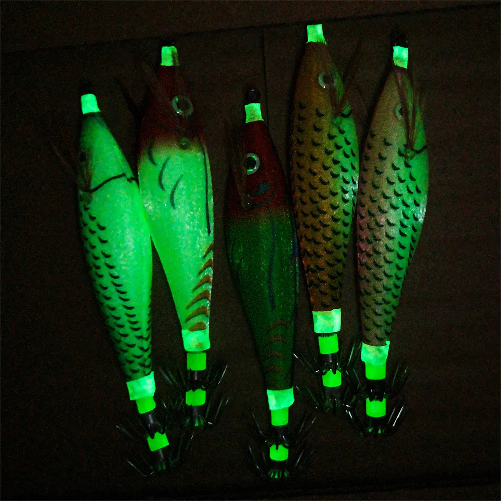 

High-quality Materials Durable Squid Hook Aluminum Alloy Aluminum Alloy High Carbon Steel Luminous Octopus Bait