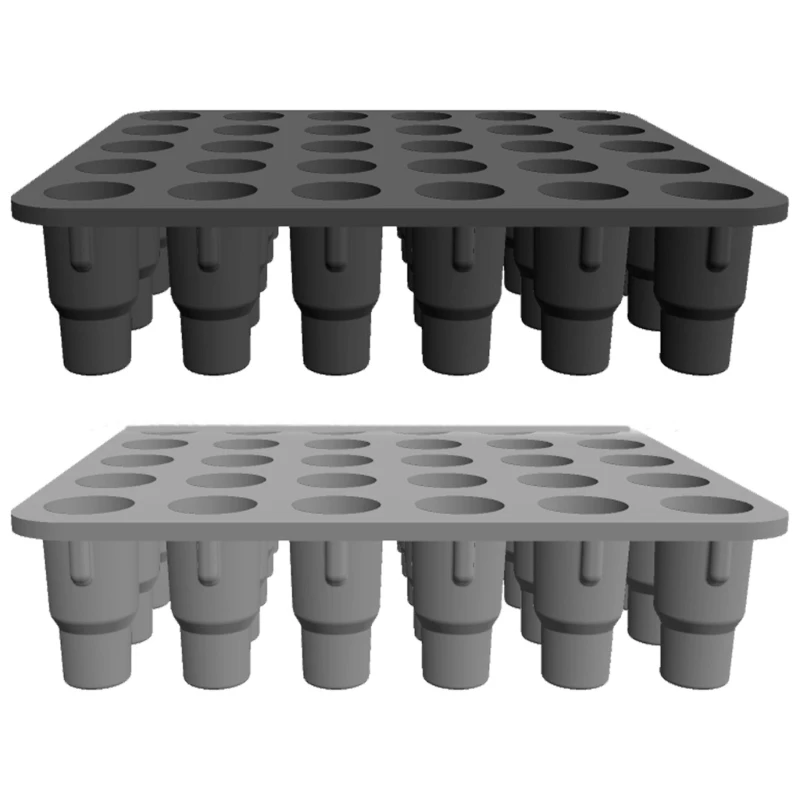 

G6DA полые цилиндры формы для кубиков льда 30 сеток для изготовления кубиков льда силиконовые формы для льда с крышкой для
