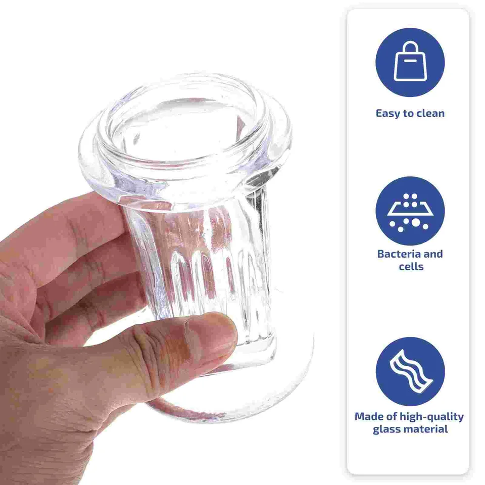 ULTECHNOVO 2 Pack Coplin Staining Jar With Glass Lid, No