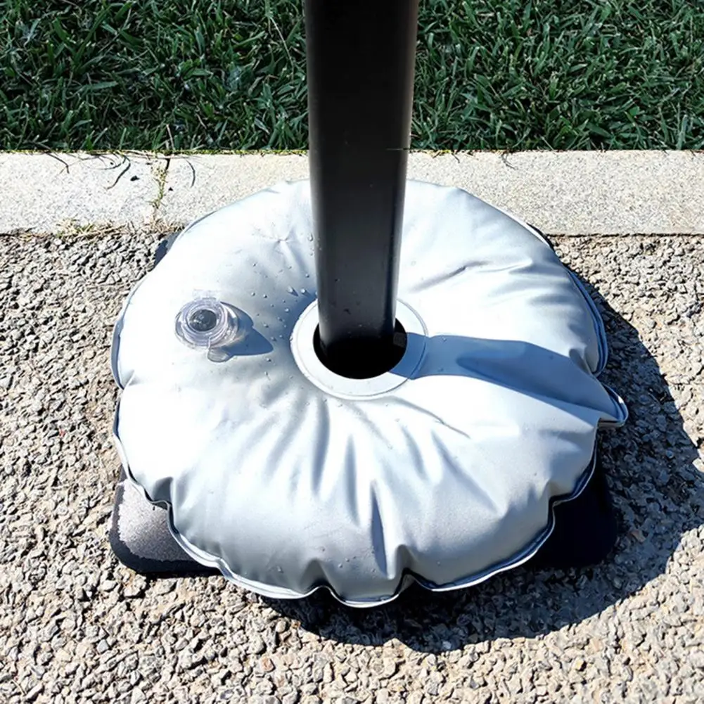 Weight Bag for Feather Flag Base Collapsible Round Flagpole Base Waterproof Weight Water Bag Portable Beach Sun Umbrella