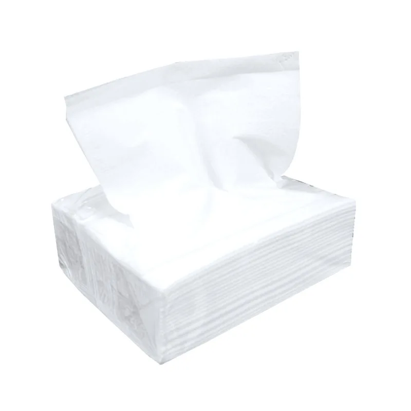 Facial tissue paper 10 packs 600 sheets 4-layer mini cloth face toilet napkin