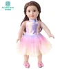 Baby clothes for doll fit 43 cm new born doll accessories Fashion sequined jackets and dresses Christmas gifts for kids 3