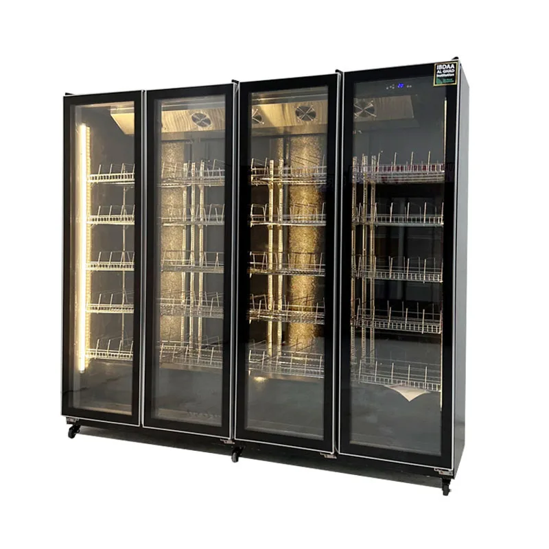 Supermarket Commercial Upright Drink Beverage Display Showcase Refrigerator Chiller Cooler 2 units, 3 doors, 200 x 120 x 60 cm - Image 3