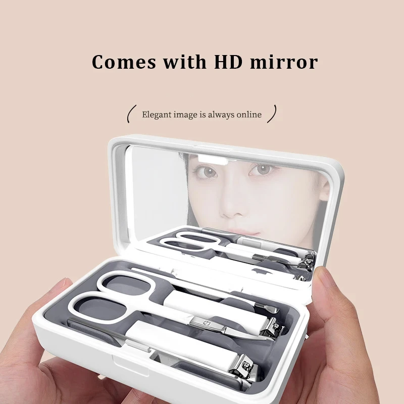 New Nail Clipper set Stainless Steel Home Nail Clippers High-grade Professional Manicure Set Portable Personal Care tools 6