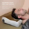 Neck Contour Inflatable Camping Pillow, Ergonomic Travel Pillow Backpacking Gear with Washable Removable  Bladder Trip, Office 6