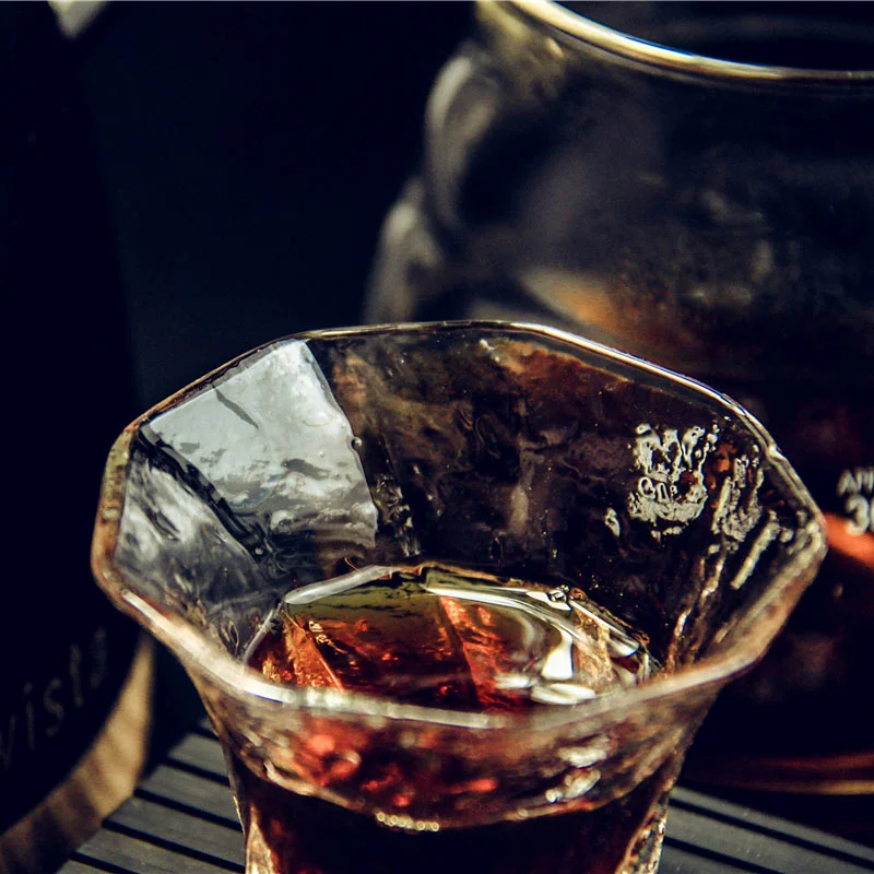 Japanese Small Capacity 60ml Heat-resistant Glass Tea Cup Kungfu Small Teacup Coffee Cup Whiskey Glasses Tasting Glass Wine