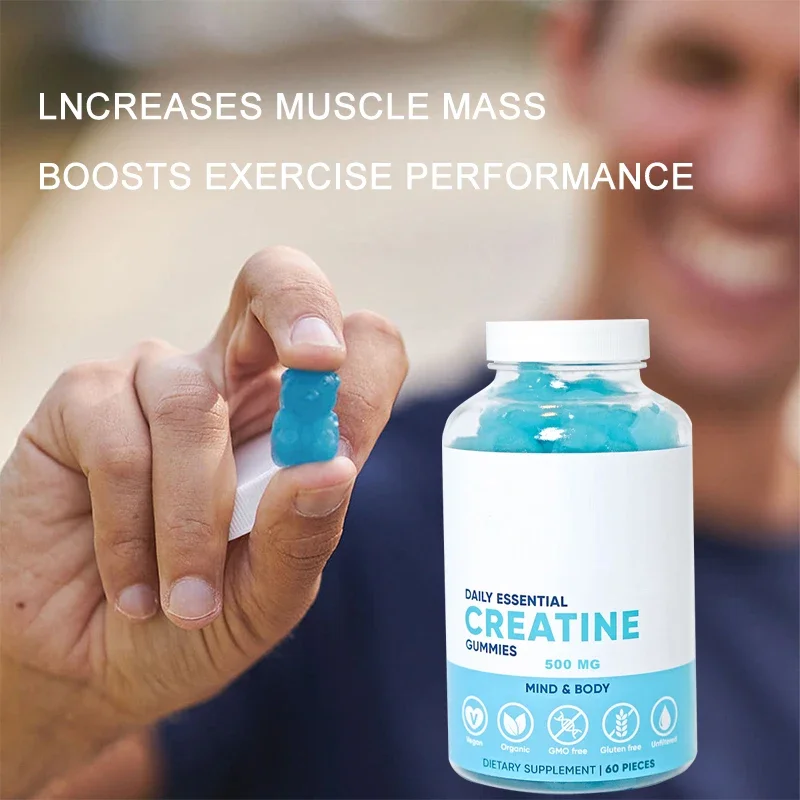 

Creatine Soft Candy Exercise Fitness Energy Increase Muscle Quality Improve Exercise Performance Health Food Free Shipping
