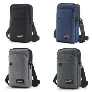 Nuovo marsupio per sport all'aria aperta Borsa a tracolla piccola Marsupio da corsa Portafoglio zero unisex di grande capacità Custodia per cellulare 1