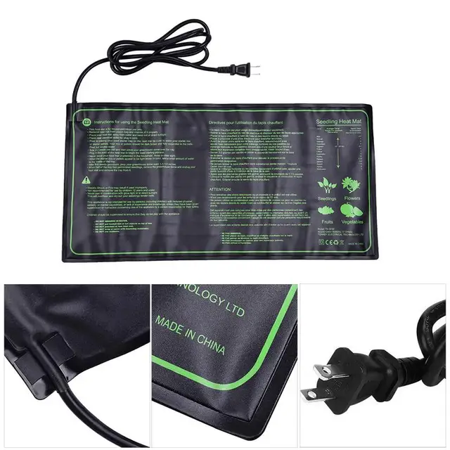 X2075 Hüvelykes Palánta Fűtés Szőnyeg Vízálló Növényi Vetőmag Csírázás Terjedése Klón Pad Usukeu Kerti Készletek 4W - Image 5