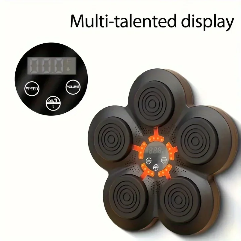 Wireless Smart Boxing Training Kit with Boxing GlovesWall Mounted-Improve Speed Timing & Reaction, Stress Reliever for Home,