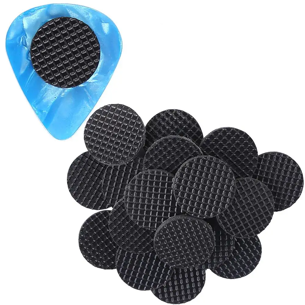 

20 Packs Guitar Picks Grips Round Self Adhesive Grips Stop Dropping Guitar Picks Grips Helping Hold Guitar Picks Dropship