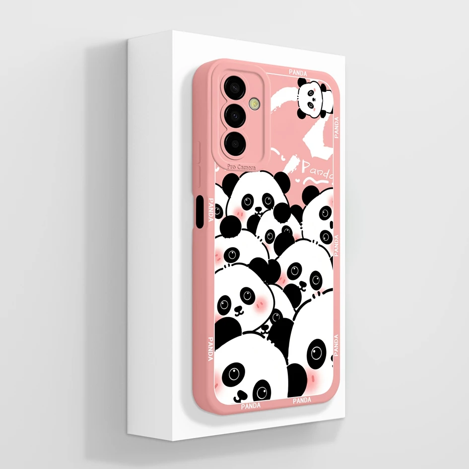 Chubby Panda Liquid Silicone Anti-Drop Durable Phone Case