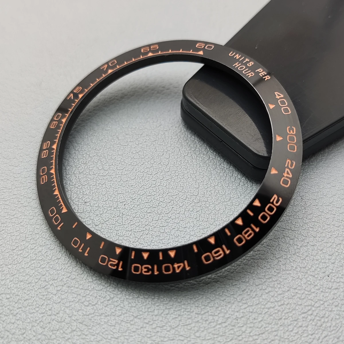 Watch Parts Daytona Bevel Metal/Ceramic Bezel Insert 38.5