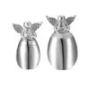 Small Keepsake Urns for Human Ashes Angel Wings Heart Mini Stainless Steel Cremation Memorial Urns for Ashes Jewelry Dropship 2