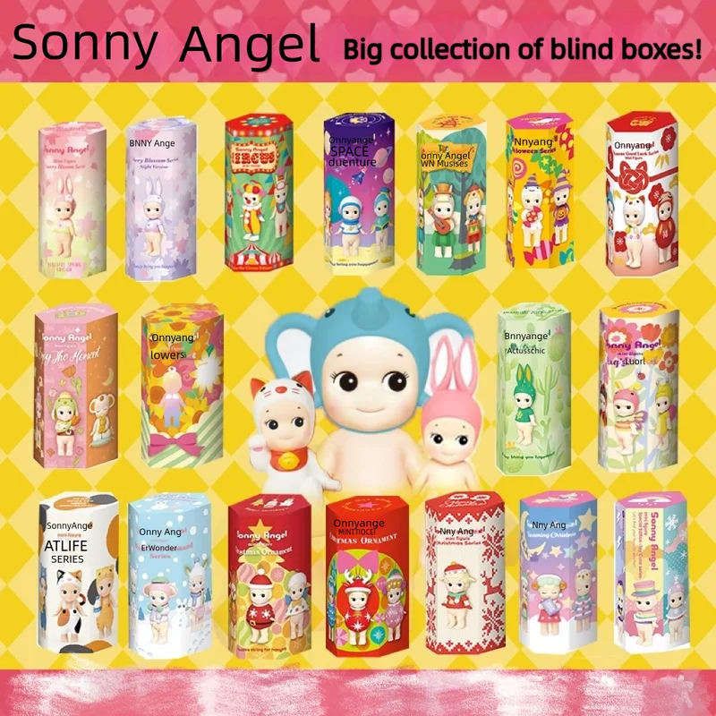 

In Stock Sonny Angel Holiday Regular Series Blind Box Trendy Ornaments Figure Kawaii Cute Mini Figure Juguetes Model Gifts