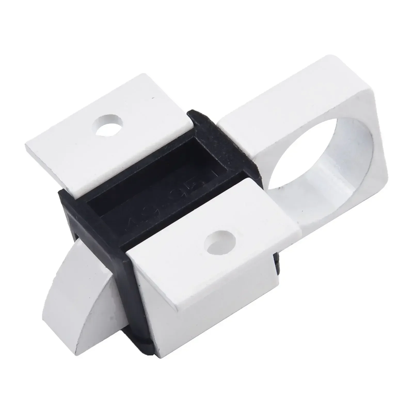 Door Bolt Latch Aluminum Alloy Black White Window Gate Security Pull Ring Spring Bounce Door Bolt Automatic Latch Lock