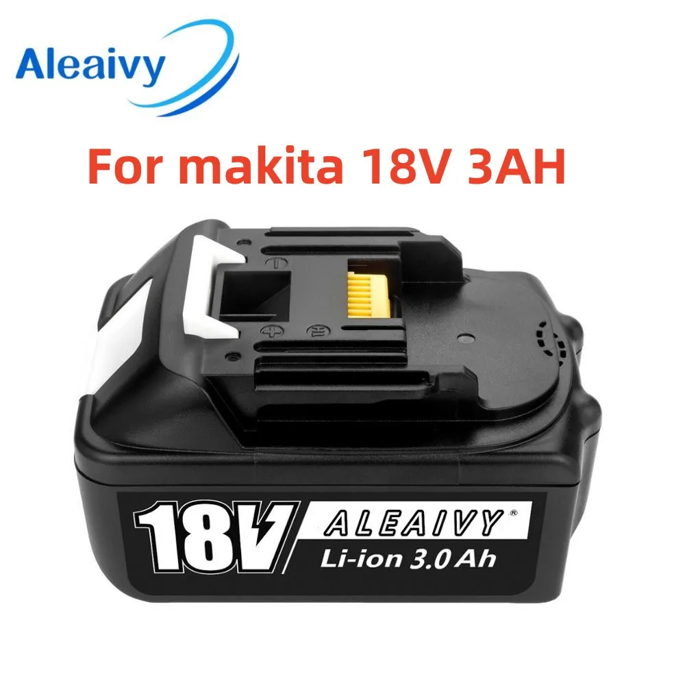 

Original FOR Makita 18V 3000mAh 3.0Ah Rechargeable Power Tools Battery with LED Li-ion Replacement LXT BL1860B BL1860 BL1850