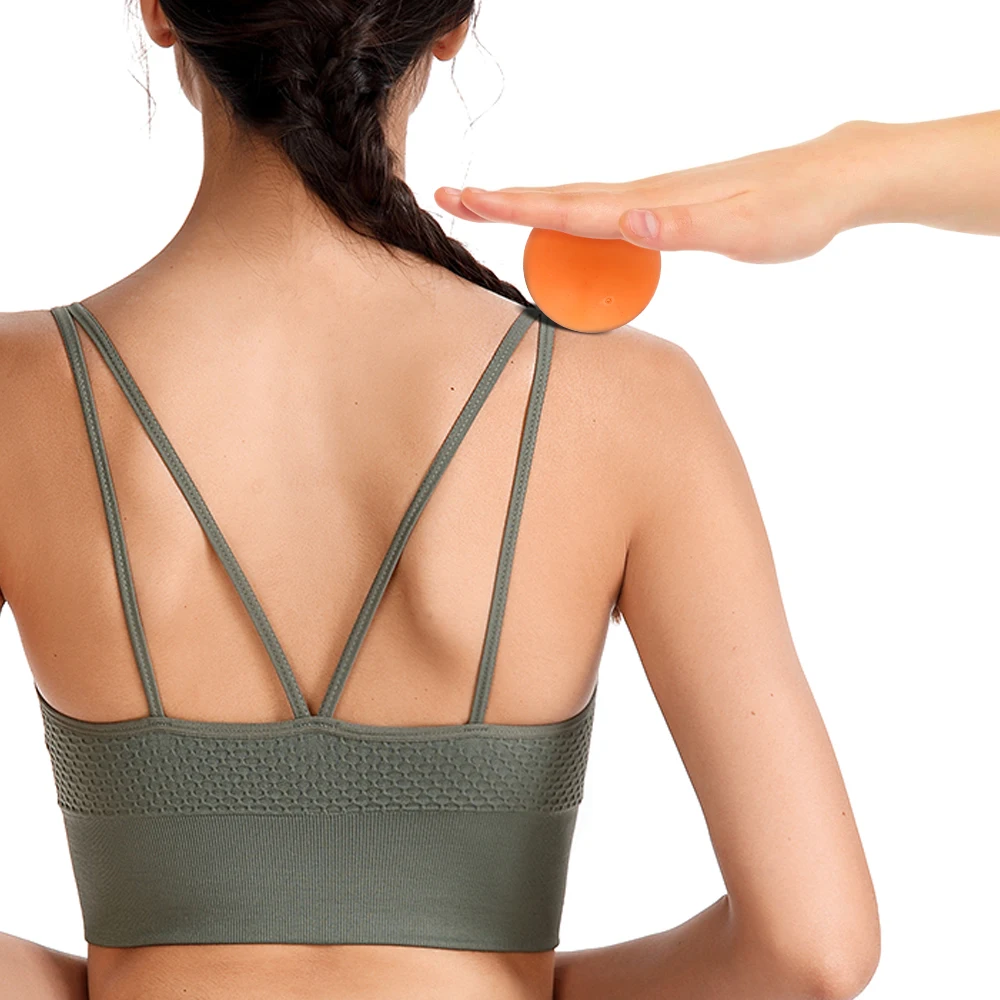 TPE Lacrosse Ball Fitness Relieve Gym Trigger Point Massage Ball Training Fascia Hockey Muscle Relaxation Acupoint ball