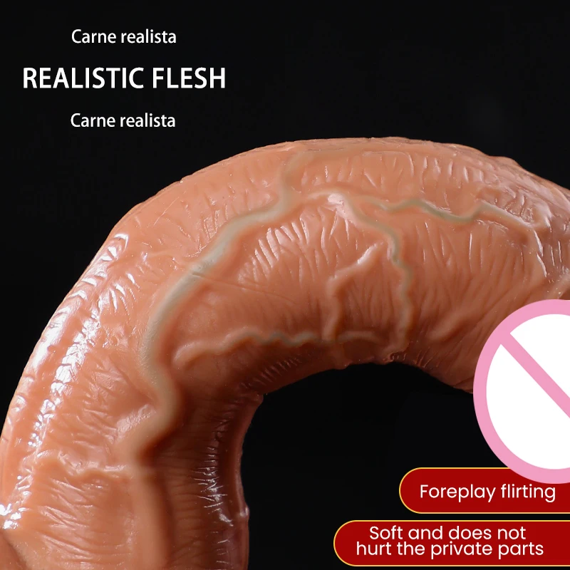 Sex Toys for Women Hardness Comfort Dildo TPE 18 Realistic