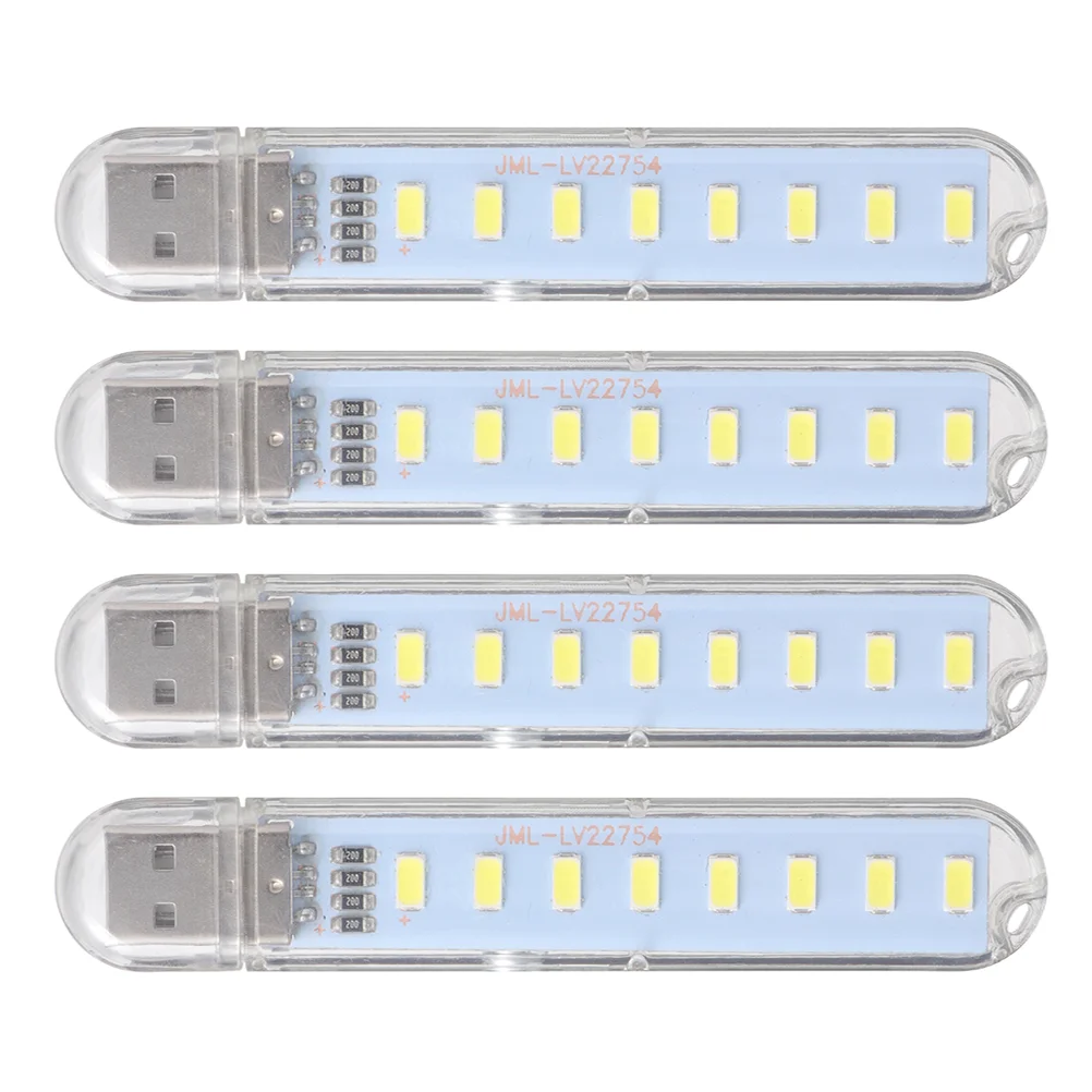

4 шт., декоративные USB-лампы для чтения