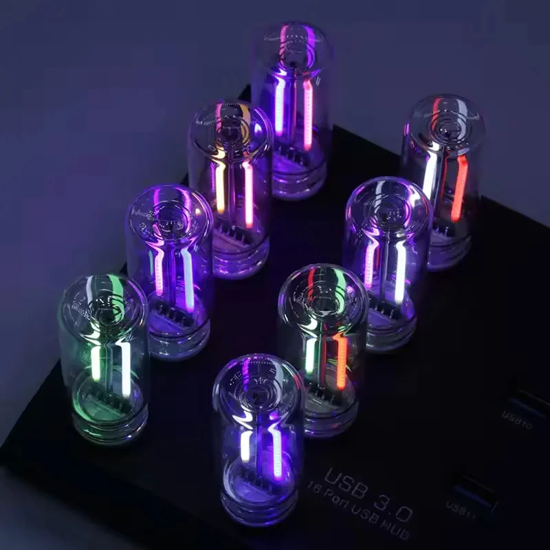 Portable USB Touch Night Light Plug and Play LED Incandescent Filament Lighting Decorative Ambient Lamp for Car Bedroom Camping Image 8