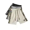 Summer Fashion New Men's Five Pants Drawstring Elastic Waist Beautifully Embroidered Shorts Loose Breathable Men's Clothing 1