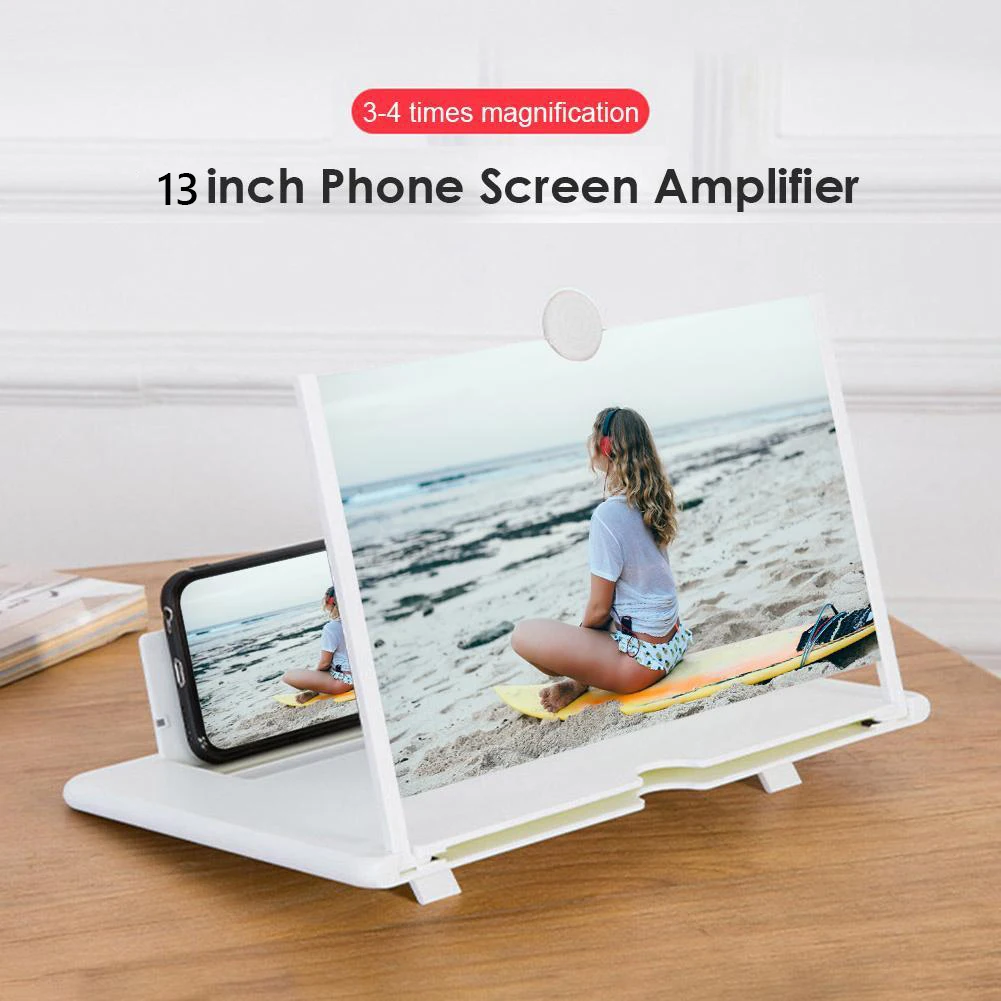 14 inch 3D Phone Screen Magnifying Amplifier Mobile Display Enlarged Magnifier
