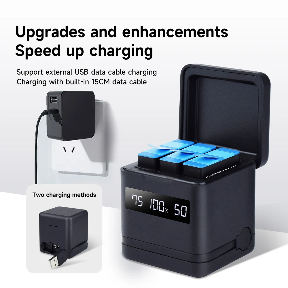 GoPro10 アクションカメラ 本体 ケース付き バッテリー3個 GoPro10 アクションカメラ 本体 ケース付き バッテリー3個