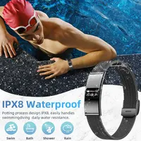 LIGE New Smart Bracelet Ultra-thin Heart Rate Blood Oxygen Sleep Monitoring Waterproof Smart Watch Sports Women Men Smart Band - Image 5