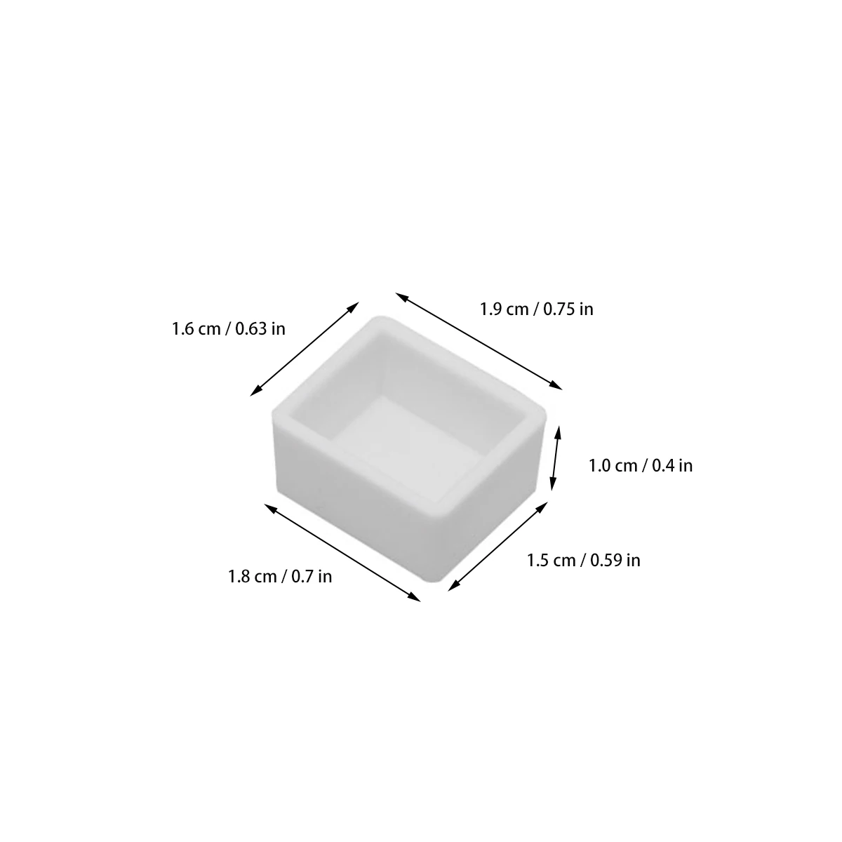 50pcs Empty Plastic Half Pan Watercolor Paint Grid Pans For  Watercolor Pans Acrylic Oil Paints Palette Cups Painting Drawing