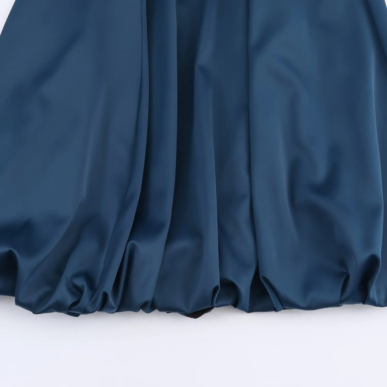 Women Summer New Slim Fit Balloon Style Dress Female Hollow Out Backless Design Sleeveless Dress Elegant Lady Party Long Dress