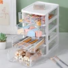 Small Desk Organizer Stackable Desktop Storage Clear Desktop Storage Drawers Makeup Organizers Plastic Storage Box 896C 2