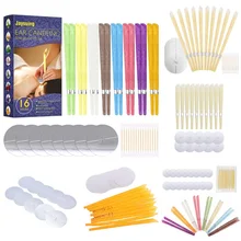 

2/10/16/25/40/48PC/Set Coning Beewax Natural Ear Candle Ear HealthCare Ear Treatment Wax Removal Earwax Cleaner Indiana Candling